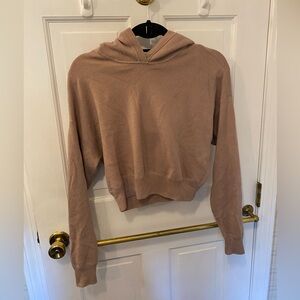 NAADAM Cropped Cotton Cashmere Hoodie Dust Purple size XS (joggers sold sep)